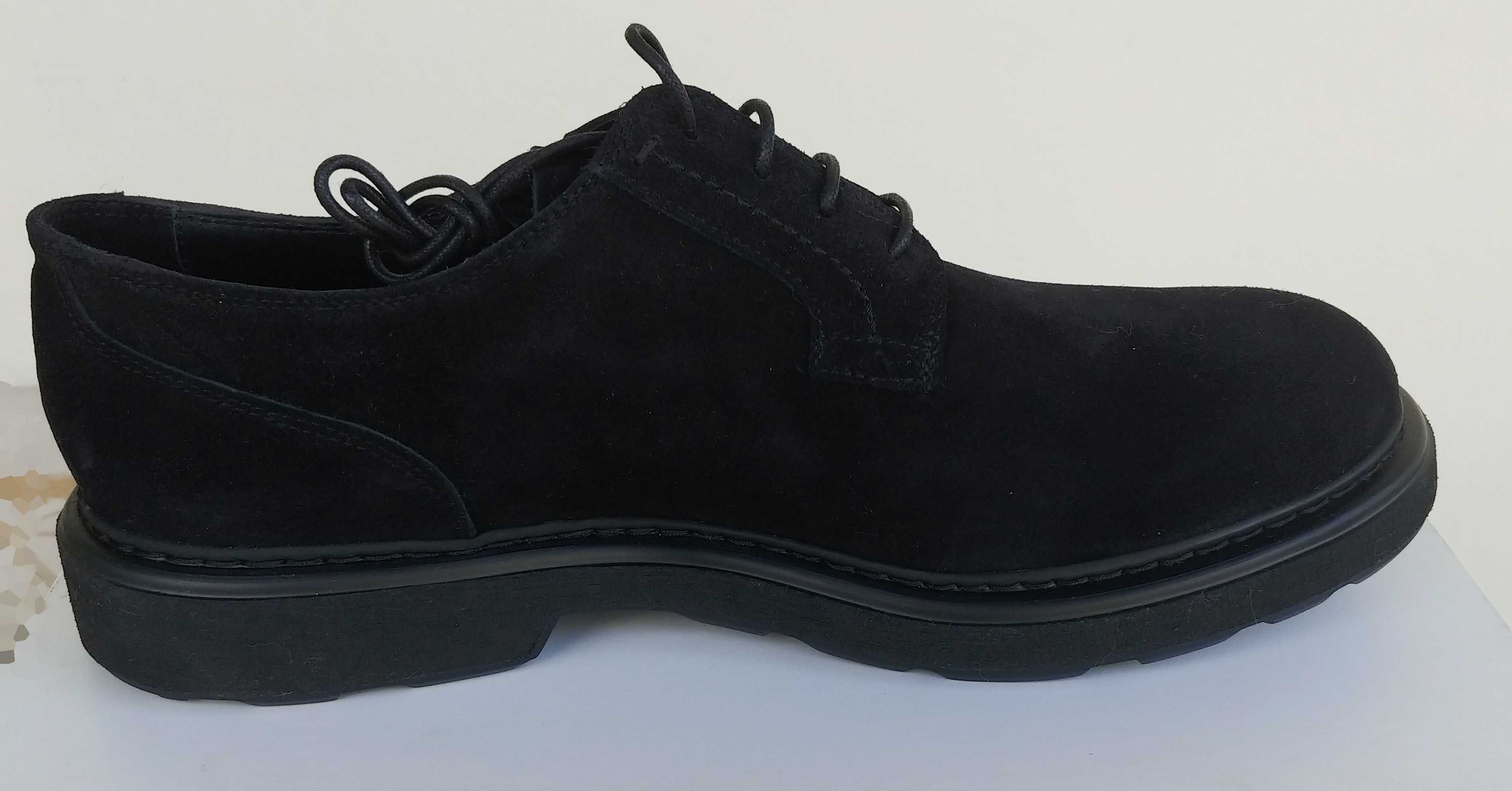 Emporio Armani buty męskie, oxfordki, zamszowe, nowe r. 44