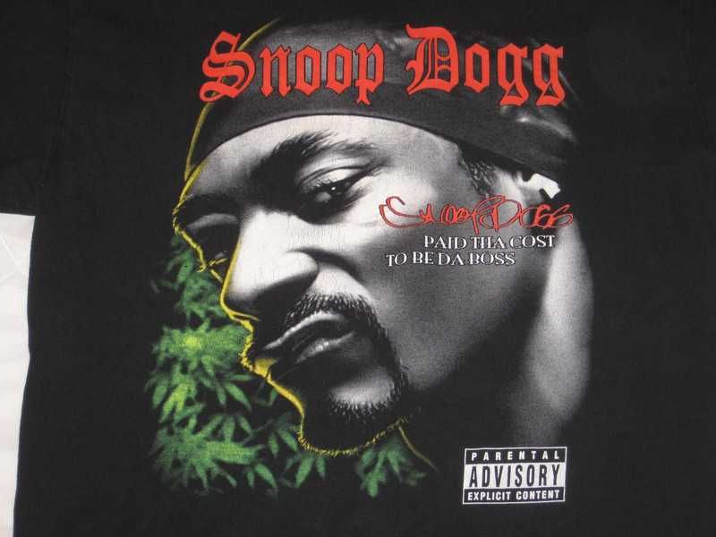 T-shirt koszulka Snoop Dogg raper trawka rap oldschool retro vintage