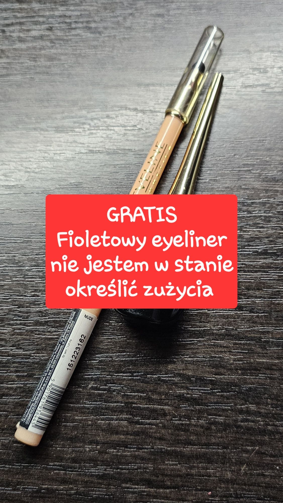 Eveline - Eye Max Precision, Nude. Automatyczna kredka do oczu z gąbką