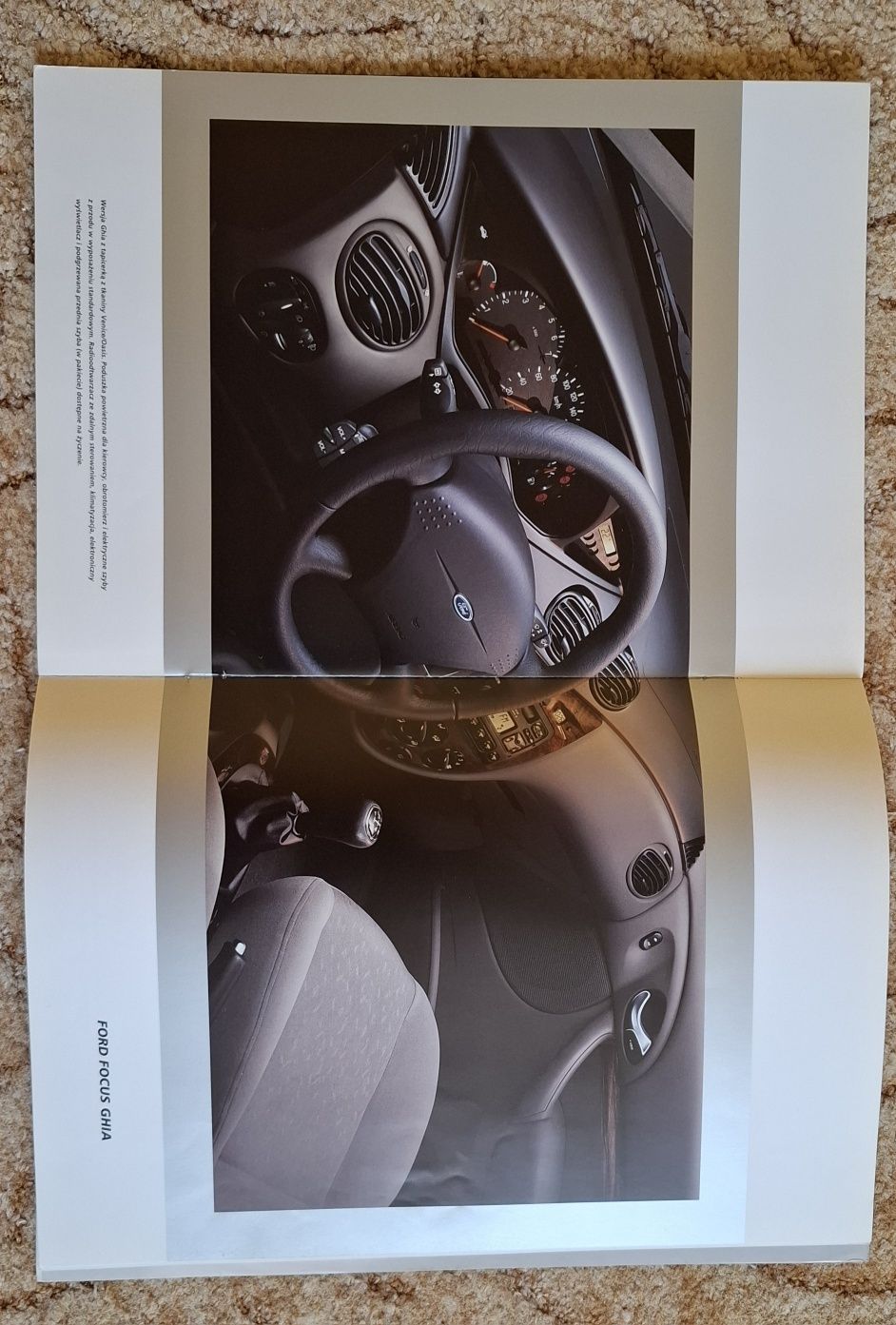 Prospekt Ford Focus Mk.I Wydanie 2001