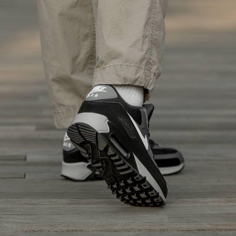 Кросівки Чоловічі Nike Air Max 90 Black Grey Топ Premium