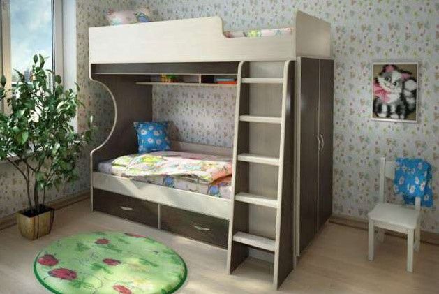 Детская кровать двухъярусная ліжко двоярусне