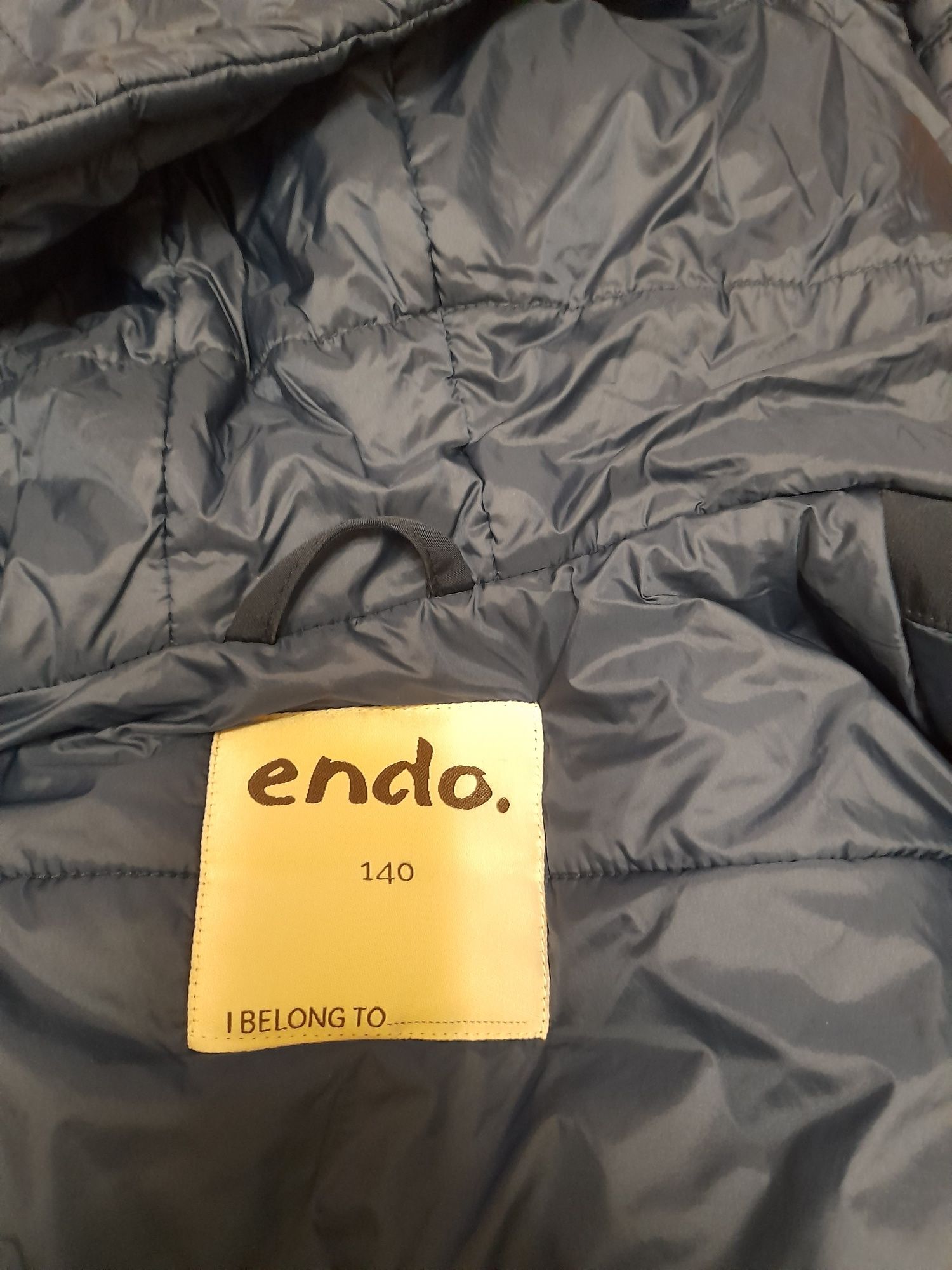 Granatowa kurtka dziewczęca Endo