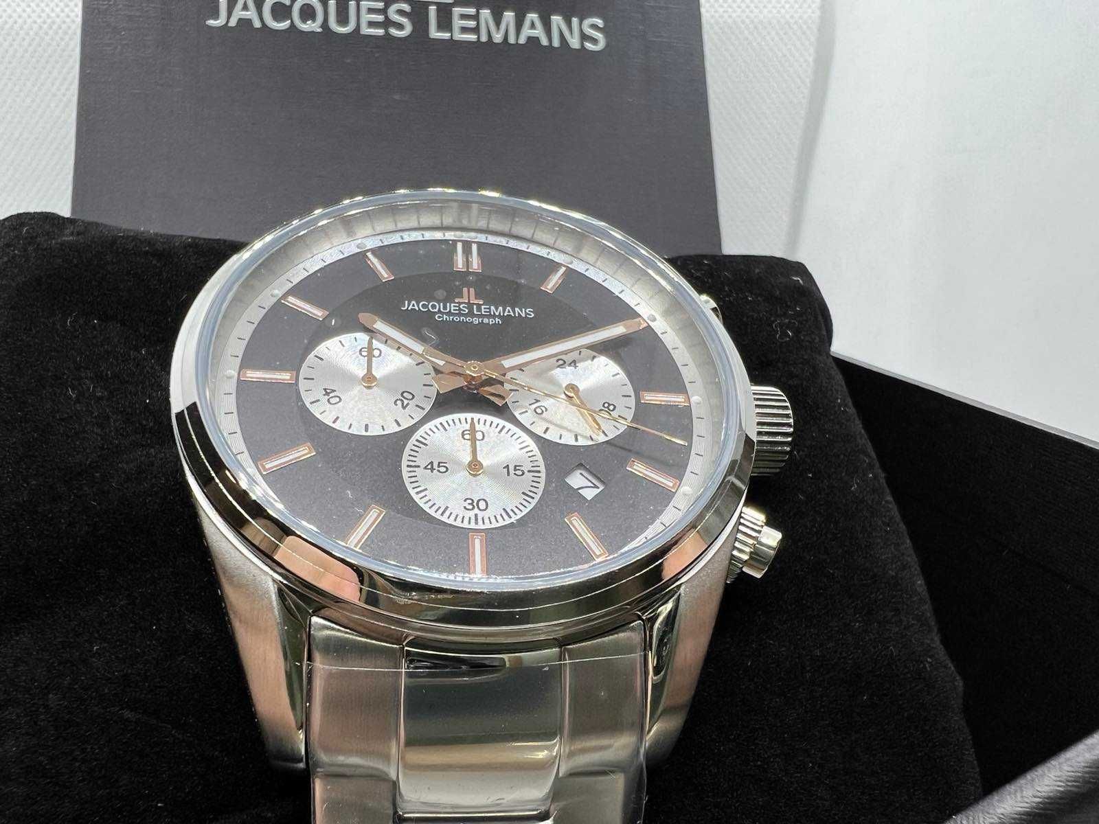 Часы Jacques Lemans Jacques Lemans 42-6 42-6.1 Mens Chronograph НОВЫЕ!