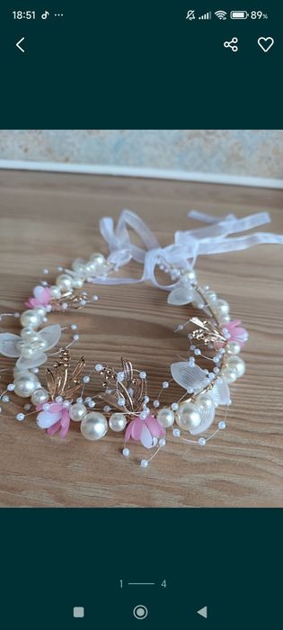 Opaski do włosów dziewczęce 4 sztuki