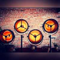 Na sprzedaż 4 sztuki lamp retro Lampa Pampa idealne dl zespołu lub DJ