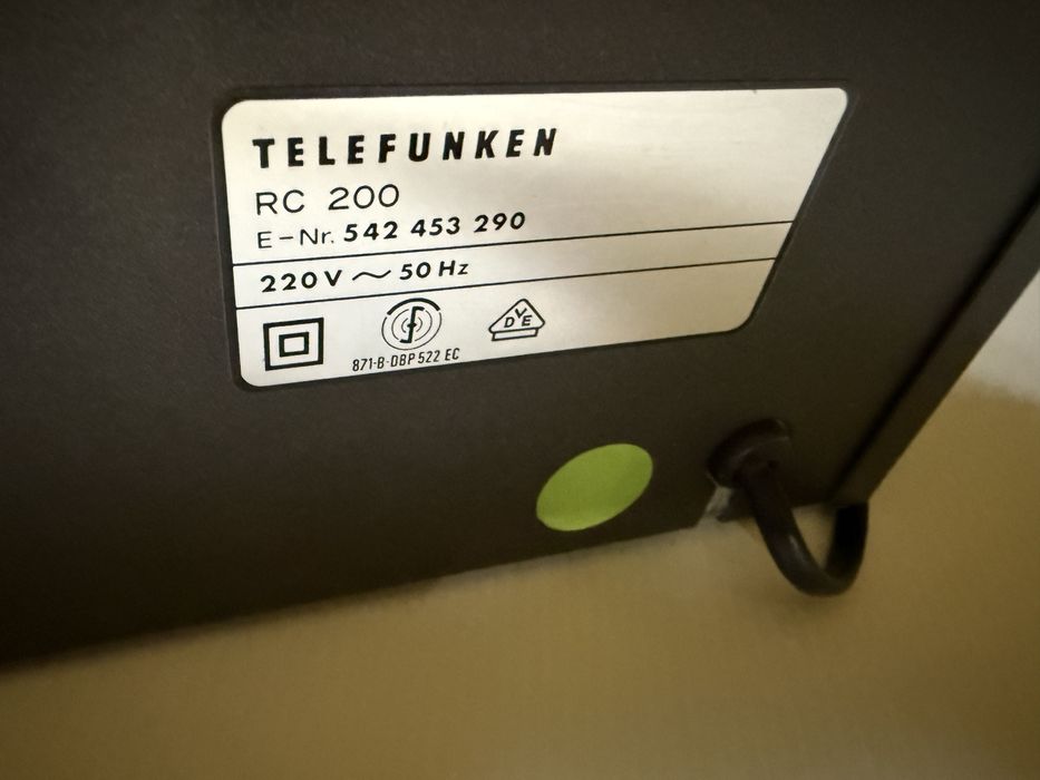 Telefunken RC-200 magnetofon kasetowy High Com, po serwisie