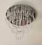 Lampa do salonu z krysztalami