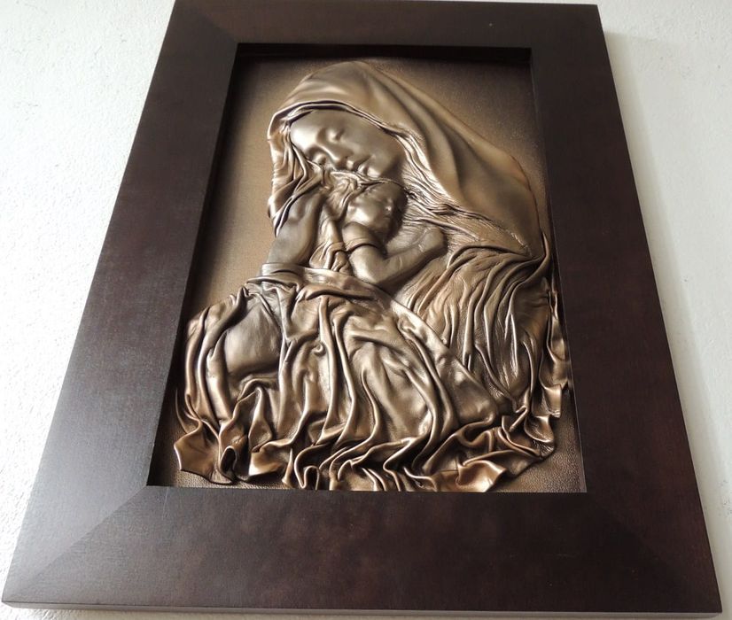 Pamiątka ślubu duża madonna z dzieciątkiem dla nowożeńców + GRAWER
