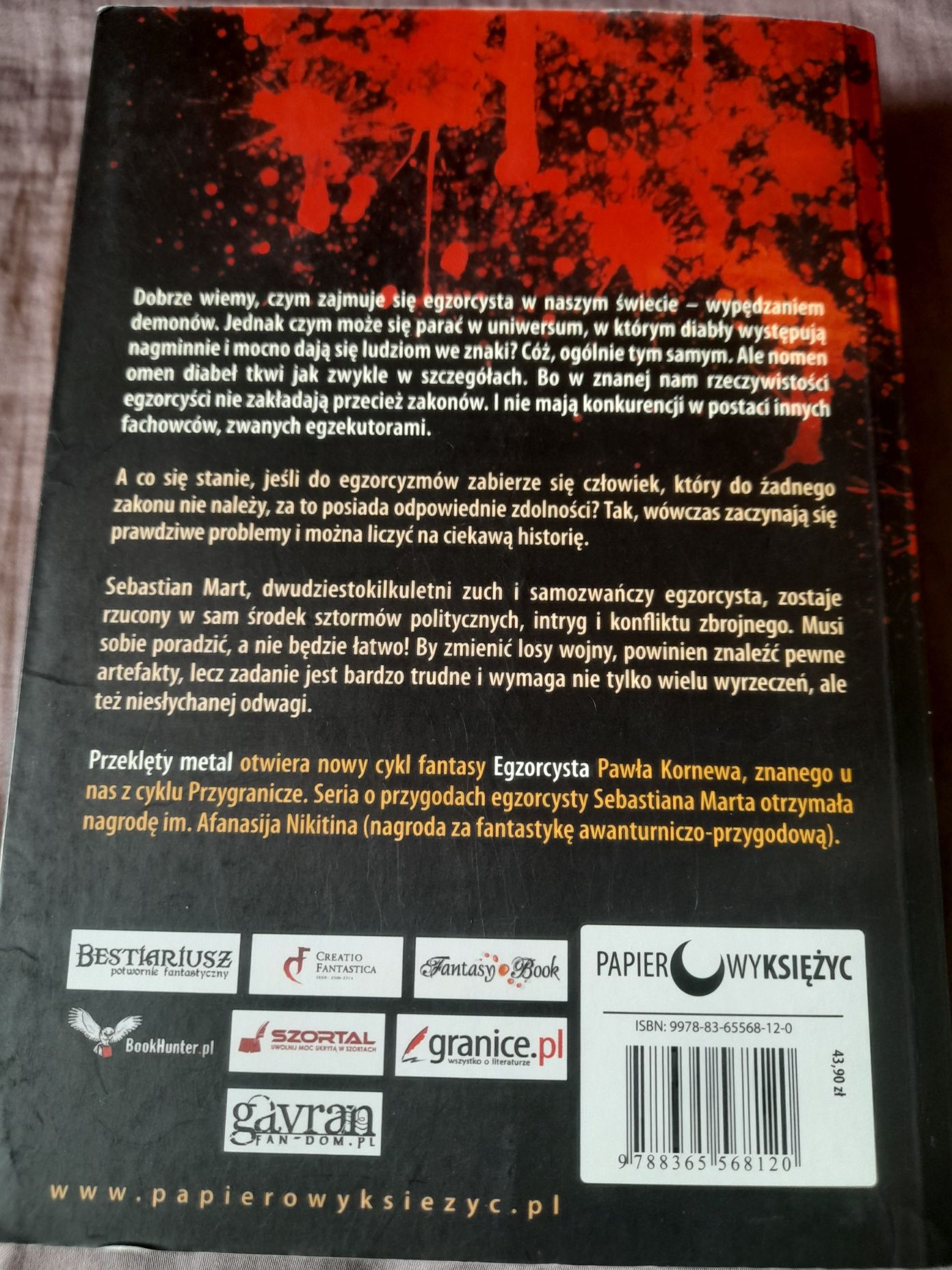 Zestaw 2 książek - Przeklęty metal i Żniwiarz - Paweł Kornew