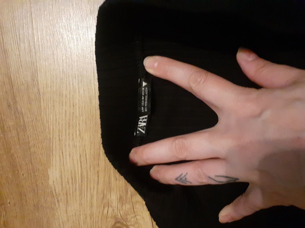 Spódnica maxi czarna zara hit