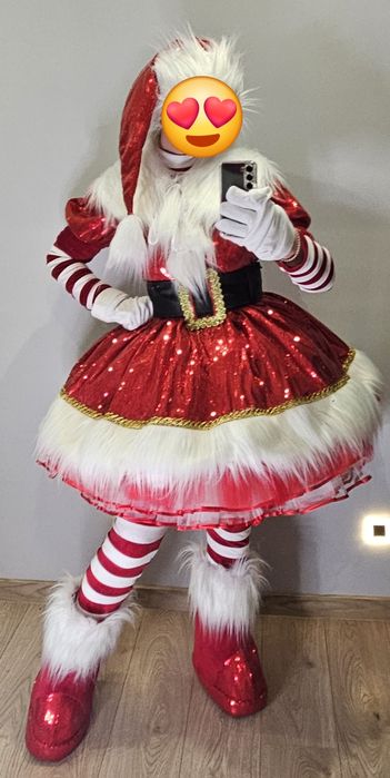 Strój kostium Elf pomocnica Mikołajq