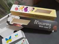 Упаковка коробка для конфет пряников пирожных макаронс