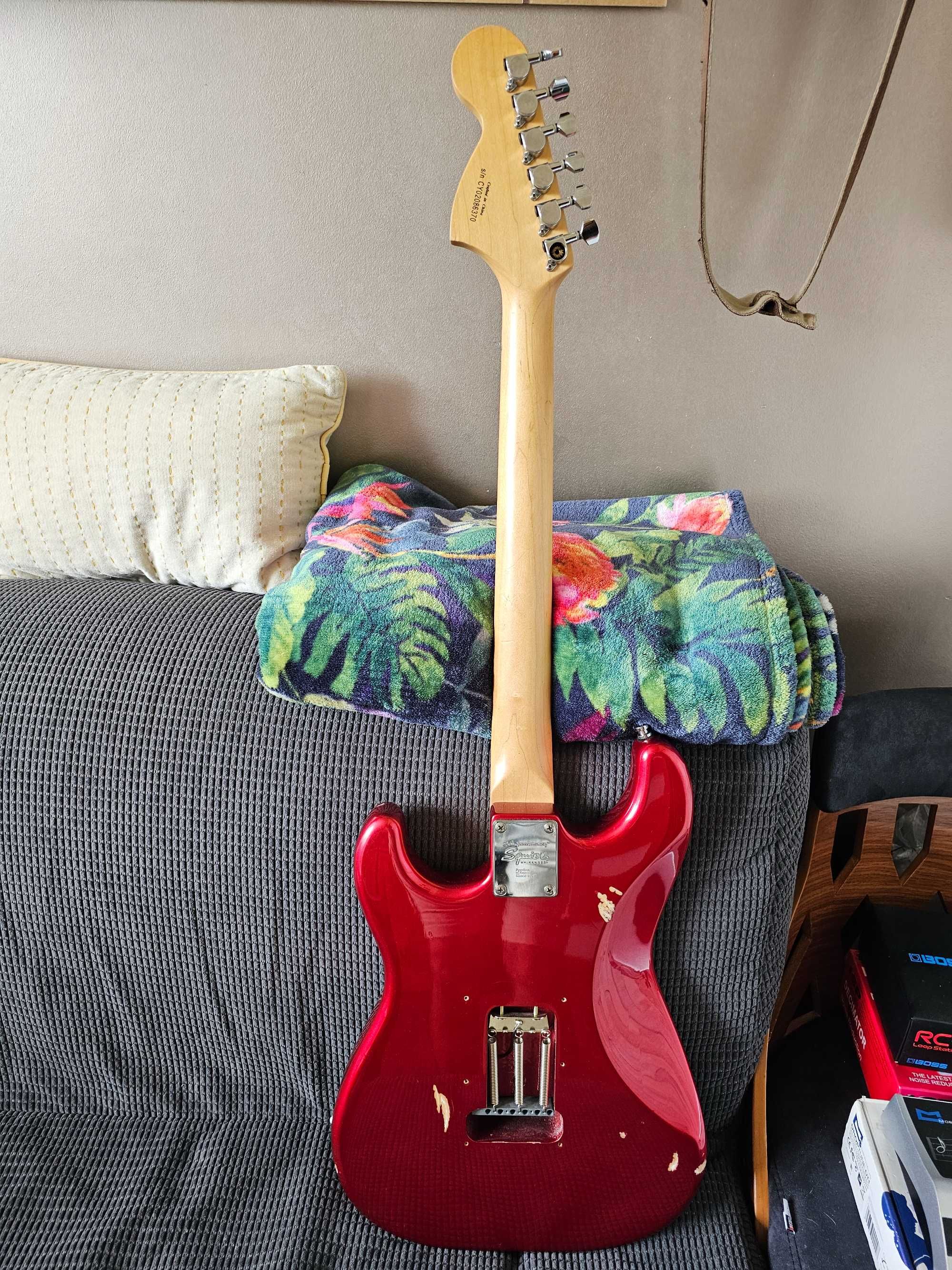 Fender Squier Stratocaster Strat 20th Anniversary 2002 CY hot rails CV