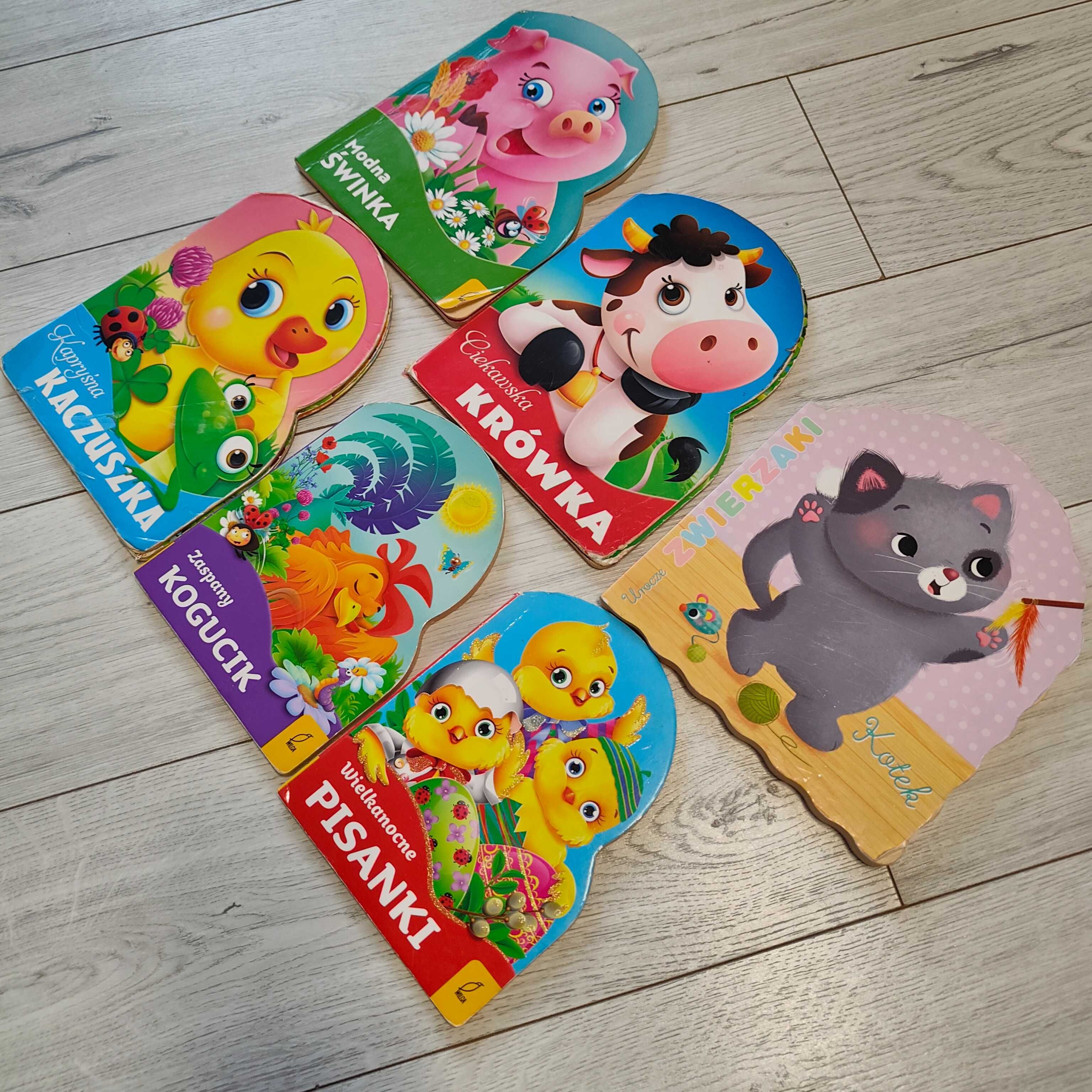 Książeczki o zwierzątkach 6 sztuk