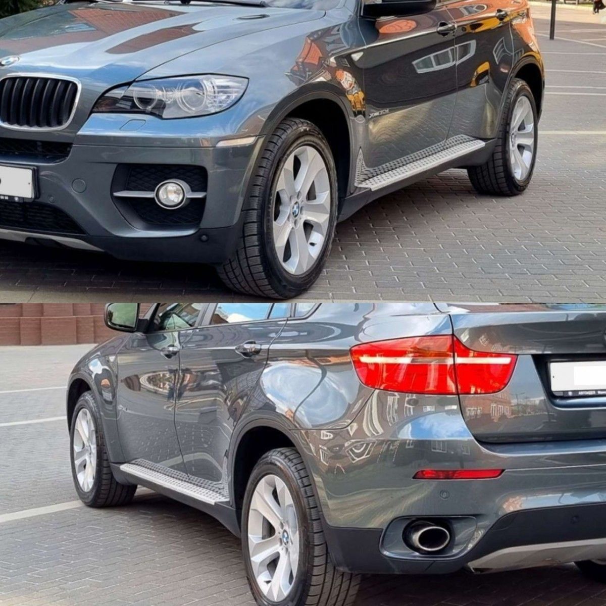 Бризковики під підножку  BMW X6 E71 07-13 / F16 14-18, комплект 4шт.