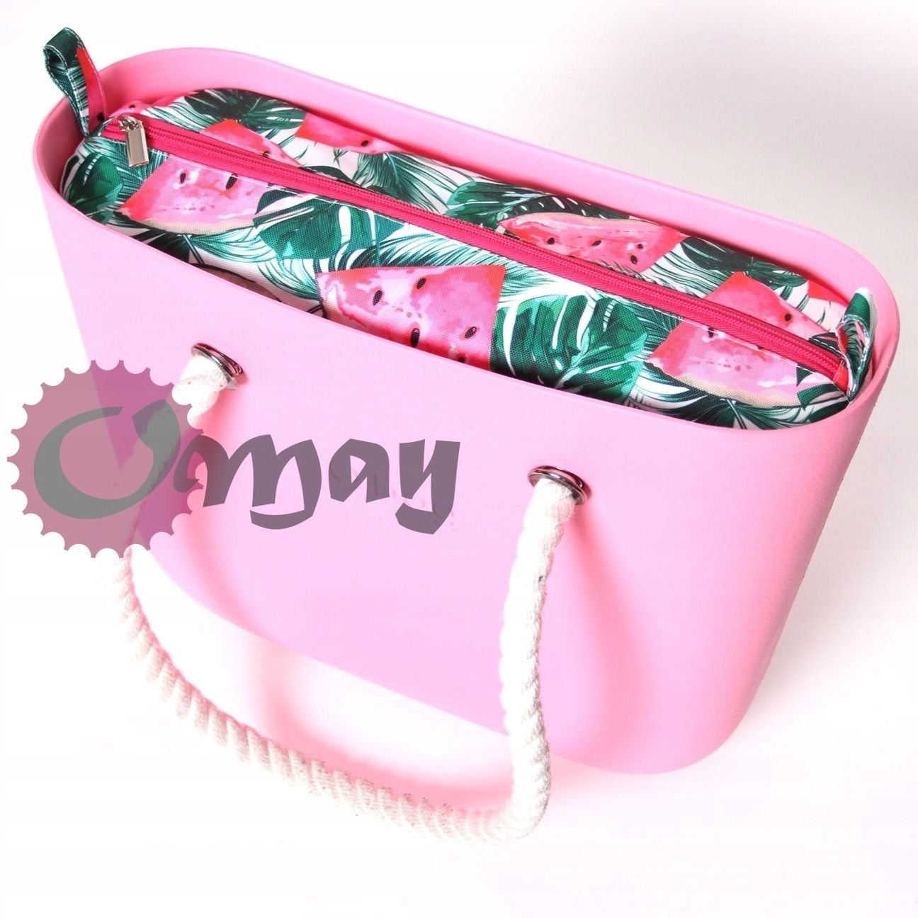 organizer OBAG STANDARD +KOSMETYCZKA arbuzy 2 kieszenie wkład OMAY