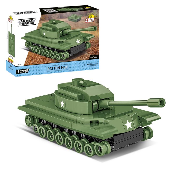 Klocki Cobi 3104 Czołg Patton M48 Armed Forces 127 El.