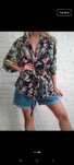 Primark Kimono Piekna Narzutka w kolibry wiązana Boho Bohemian 
 Rozmi