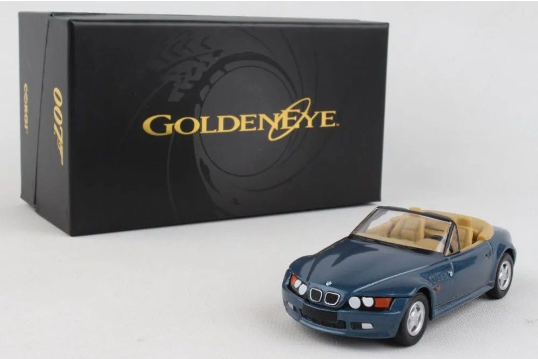 Carro Fundido CORGI James Bond "Goldeneye" BMW Z3 escala 1/36