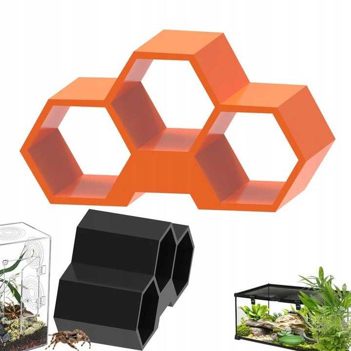 Magnetyczna kryjówka dla skakunów pająków HEX 6x3x3,5 TerraZaplecze
