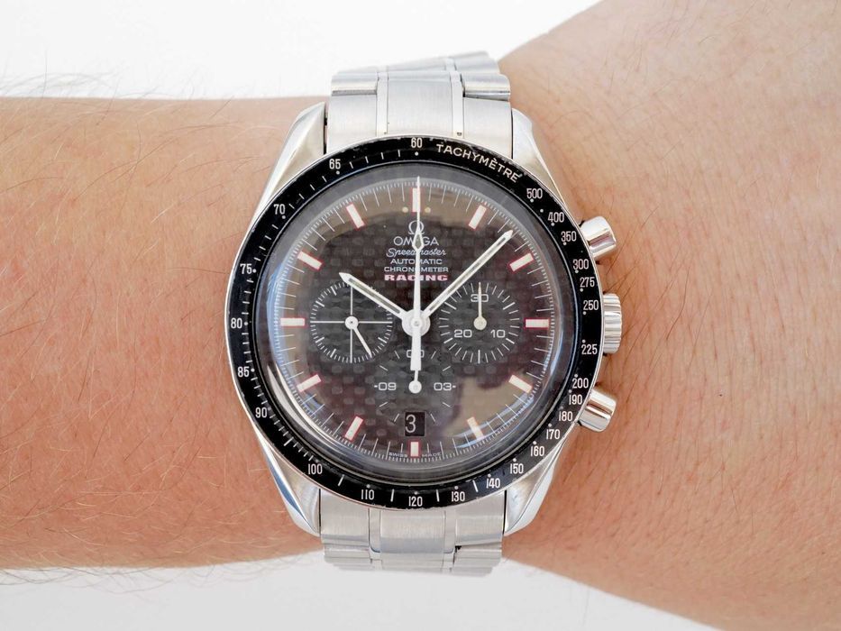 Omega Speedmaster Racing Chronograph Carbon Dial 42mm