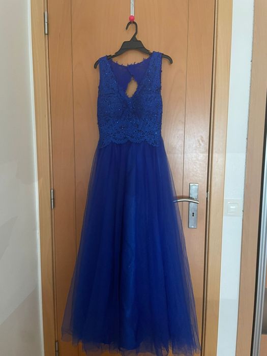 Vestido de cerimónia azul