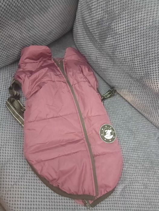 Wodoodporna kurtka z szelkami dla psa