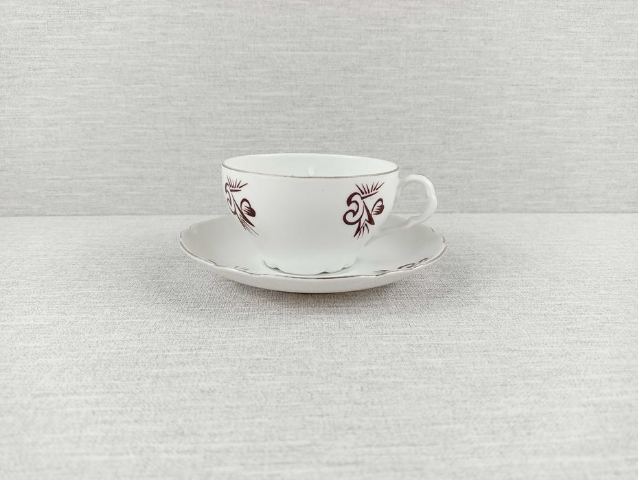 Porcelana 2 x duo cukiernica mlecznik Victoria China Czechoslovakia