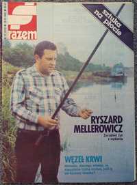 RAZEM tygodnik nr 47/1984 - plakat - SZTUKA NA PŁOCIE