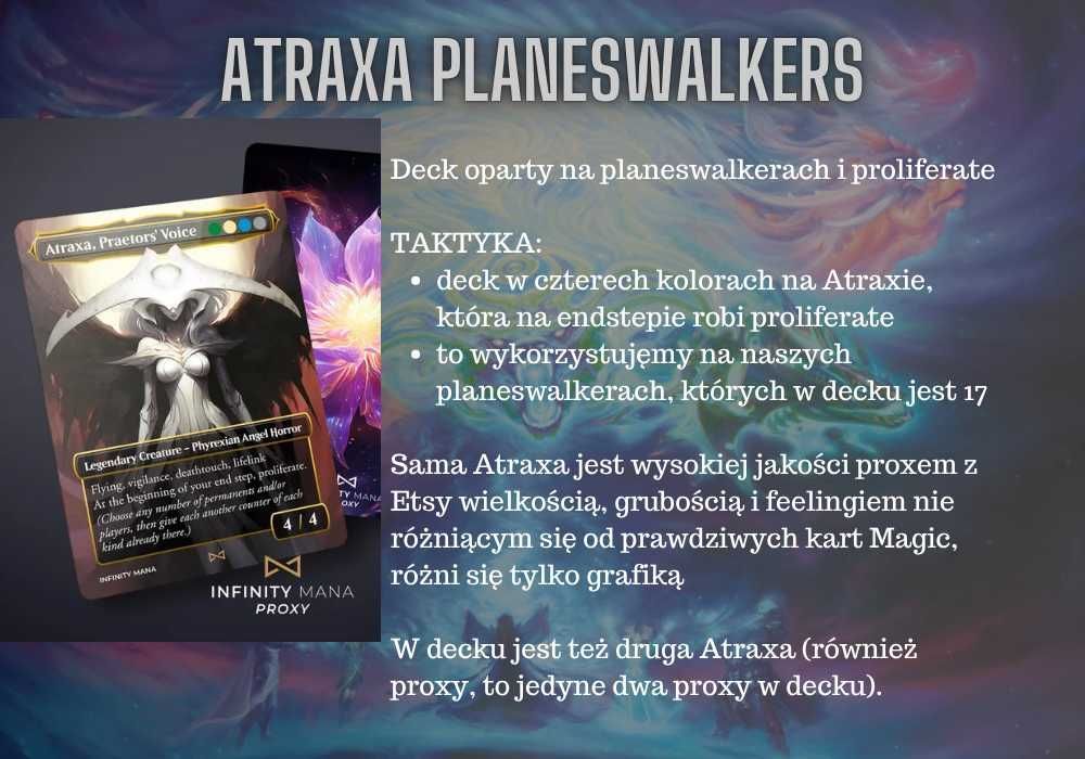 Magic the Gathering Commander | Atraxa, planeswalkers, proliferate