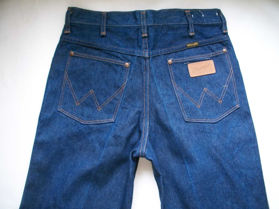 винтажные новые джинсы Wrangler Blue Bell расклешенные полут. 39 см
