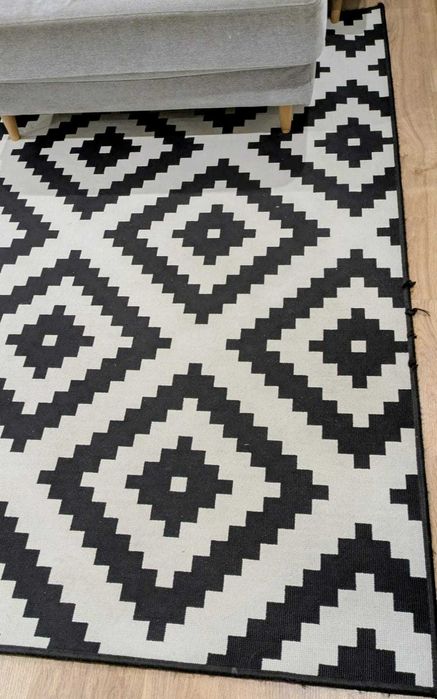 Tapete 2x3 metros branco e preto – moderno e grande!