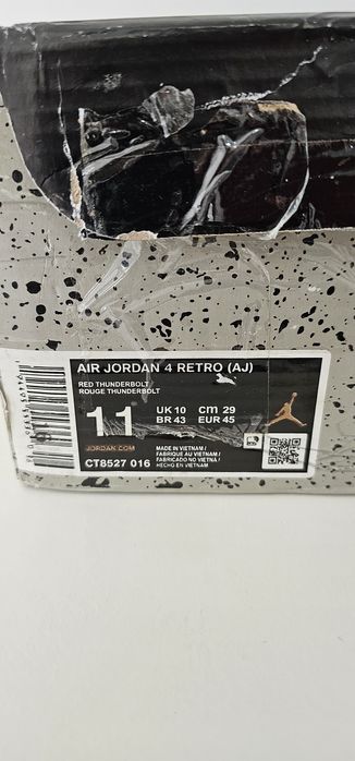 Tênis Air Jordan 4 Retro "Red Thunder"