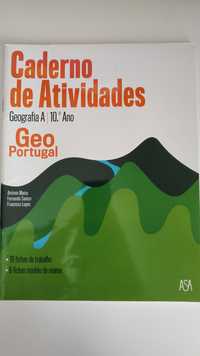 Caderno de Atividades Geografia 10ºano Geo Portugal