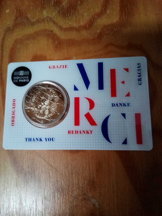Set França 1 cêntimos a 2€, Coincard 2€ Jogos Olímpicos França, 2024