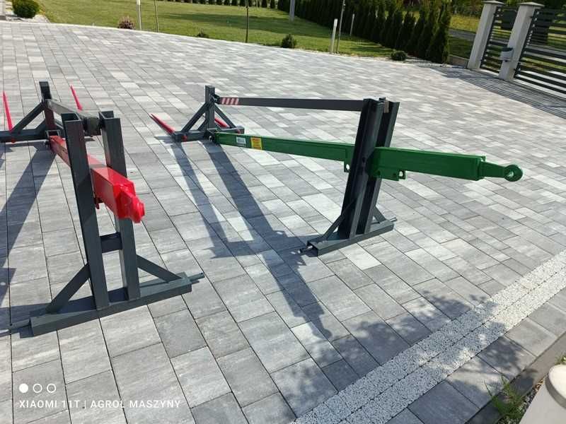 Rama / ładowacz do bel zęby kute solidna konstrukcja Raty