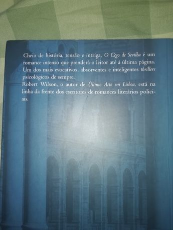 Livro O cego de Sevilha, Robert Wilson