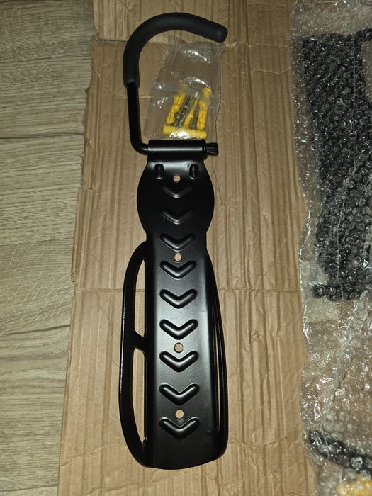 Wieszak na rower rowerowy na ścianę 25 cm uchwyt nowy + kołki 3 szt