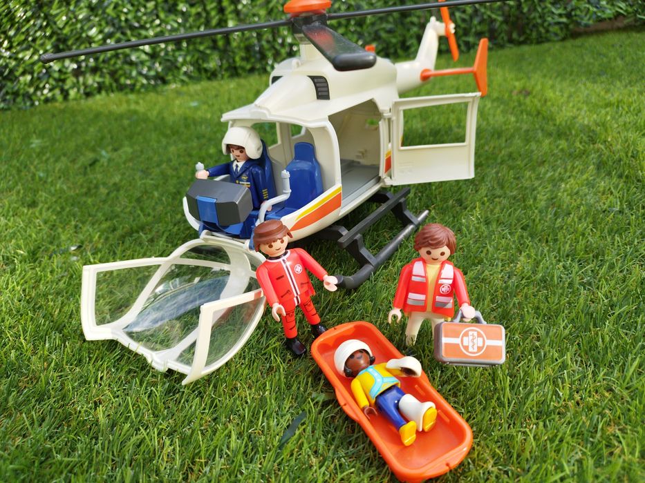 Helicóptero de resgate Playmobil