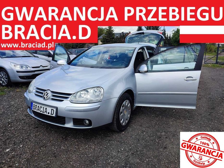 VW Golf V 1,4 MPI Benzyna 2007r Zadbany Zarejestrowany Nowe OC