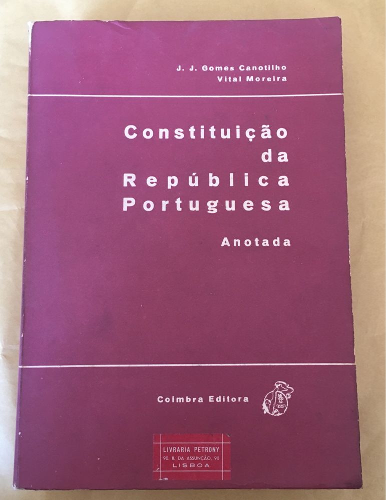 1a ediçao Constituição da República Portuguesa 1978