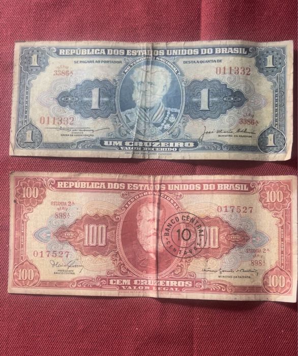 Notas antigas do Brasil, cruzeiros
