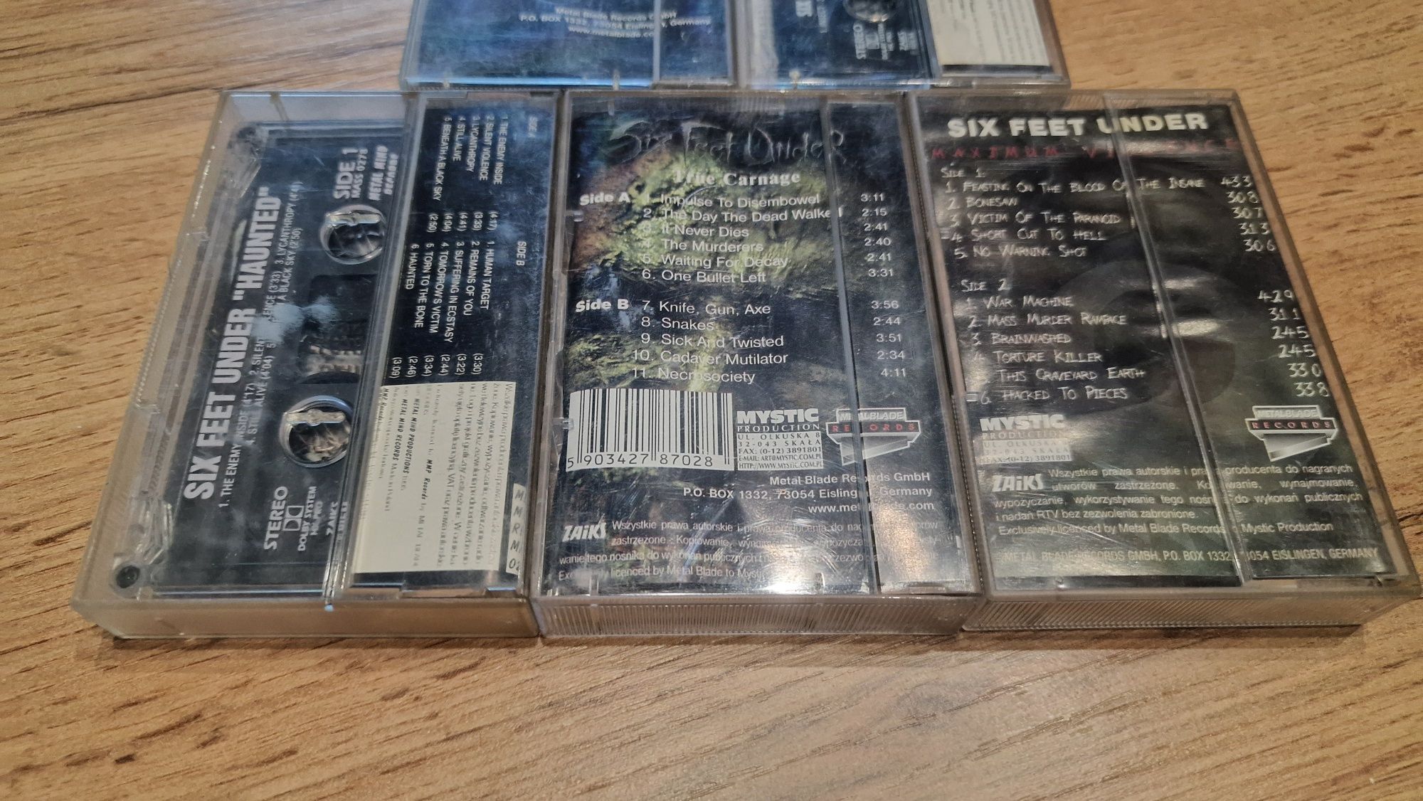 SIX FEED UNDER Kolekcja 5 kaset