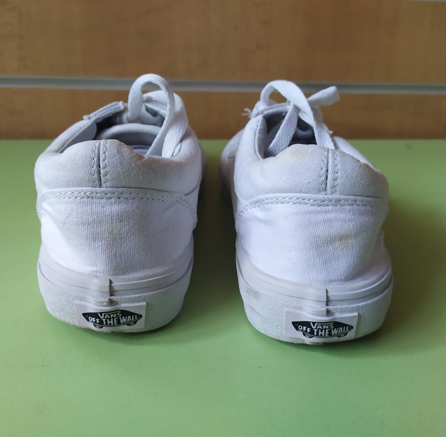Мокасины кеды на шнурках мокасини Vans б/у унисекс