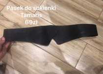 Szeroki czarny pasek do sukienki Tamaris