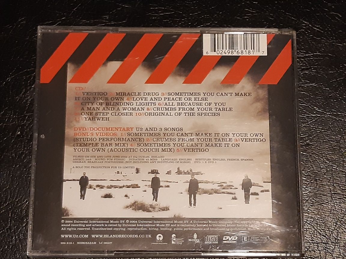 CD + dvd U2