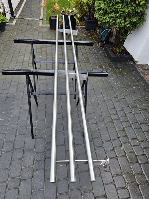 Półka do przesuwania tac 2520/310mm stal nierdzewna