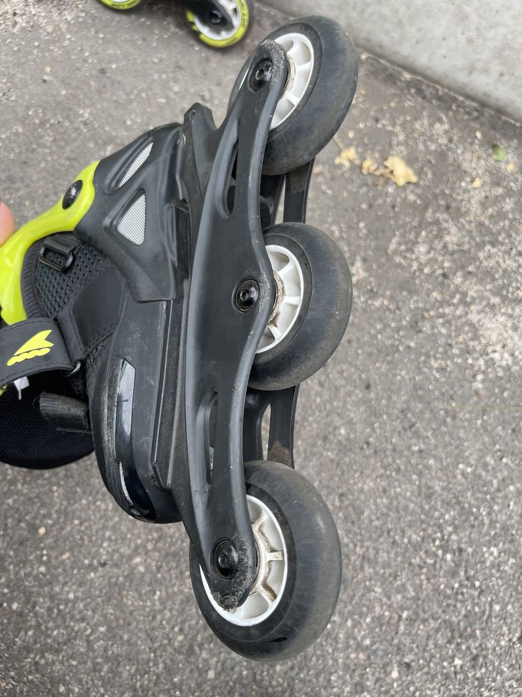 Rollerblade Microblade Neon-Yellow 2021 раздвижные