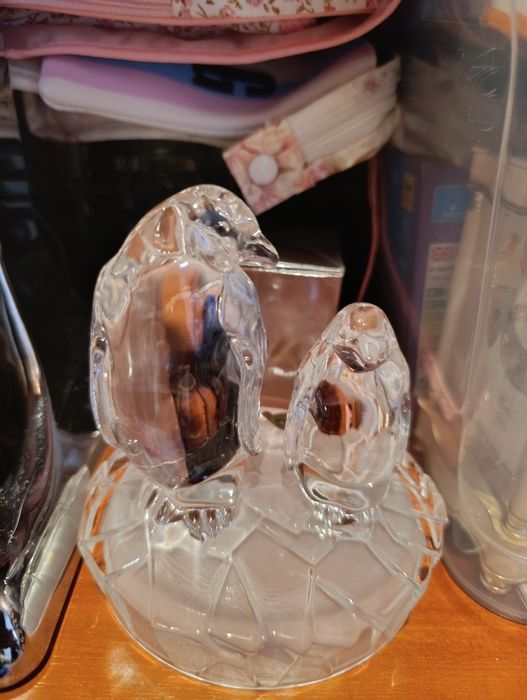 Кришталева статуетка два пінгвіна Royal Crystal